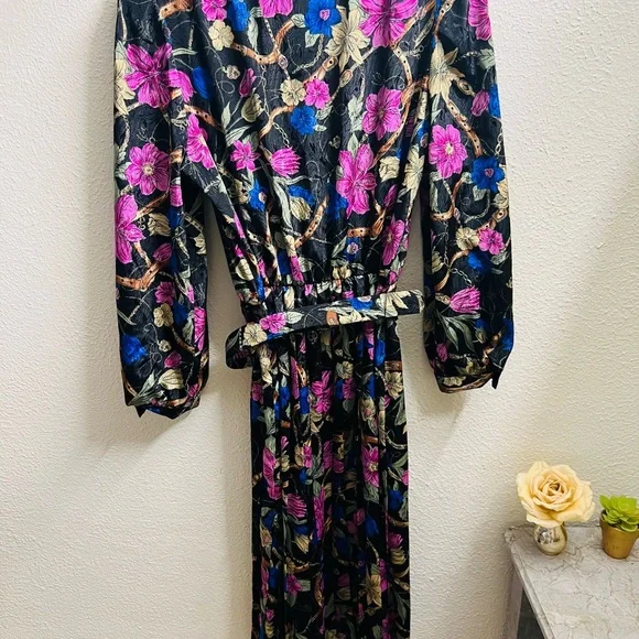🌸 Vintage Floral Midi Dress – ORITE – Size 15/16 (Fits M–L) 🌸 - Picture 6 of 9